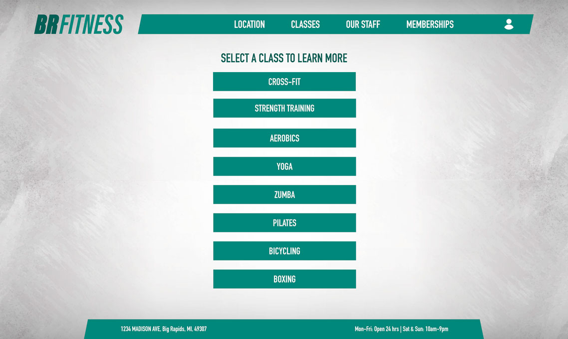 select class screen